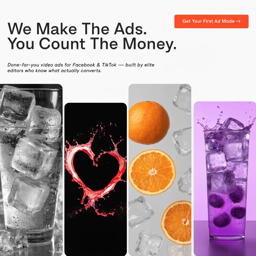 We Make The Ads. You Count The Money. — KillerCreatives Facebook & TikTok video ad creative #4