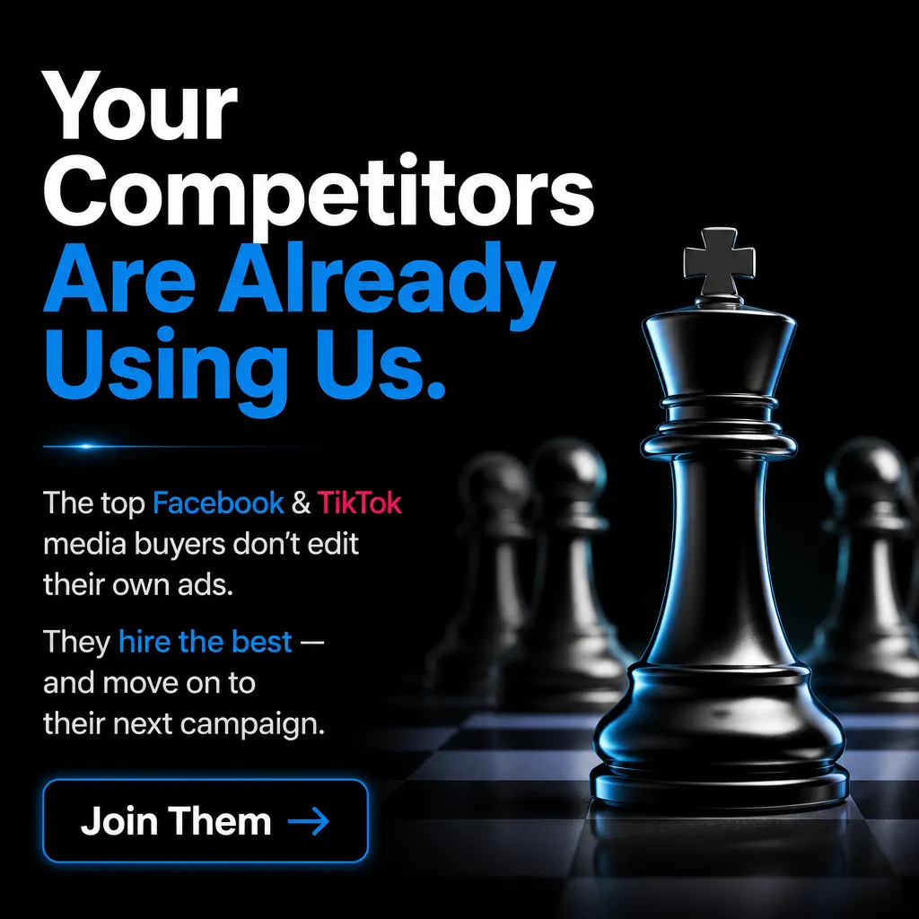 Your Competitors Are Already Using Us. — KillerCreatives Facebook & TikTok video ad creative #4