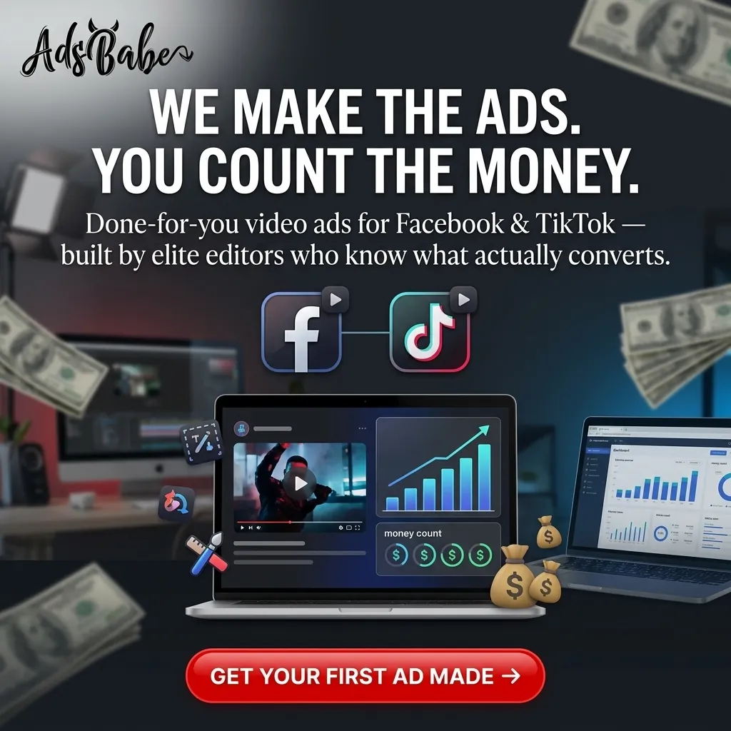 We Make The Ads. You Count The Money. — KillerCreatives Facebook & TikTok video ad creative #8