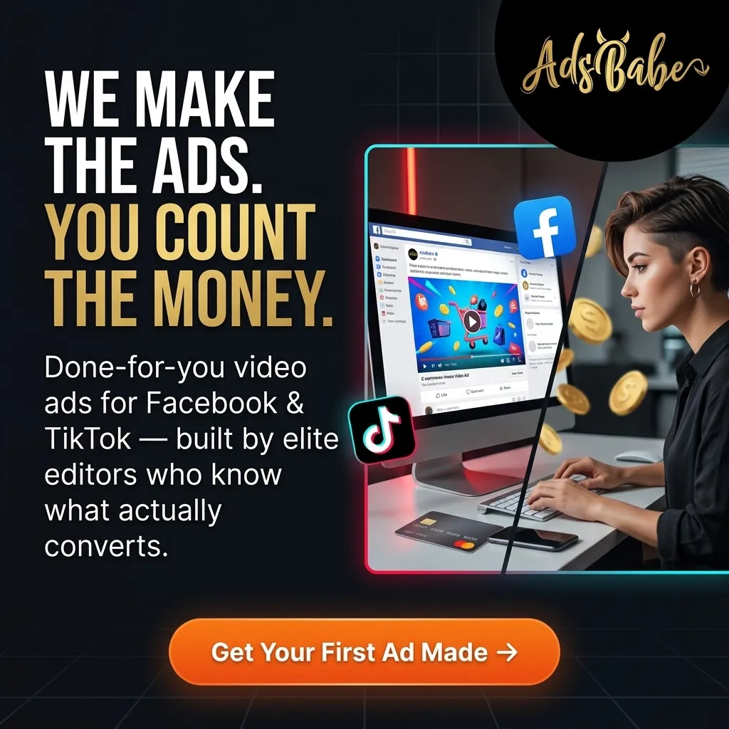 We Make The Ads. You Count The Money. — KillerCreatives Facebook & TikTok video ad creative #9