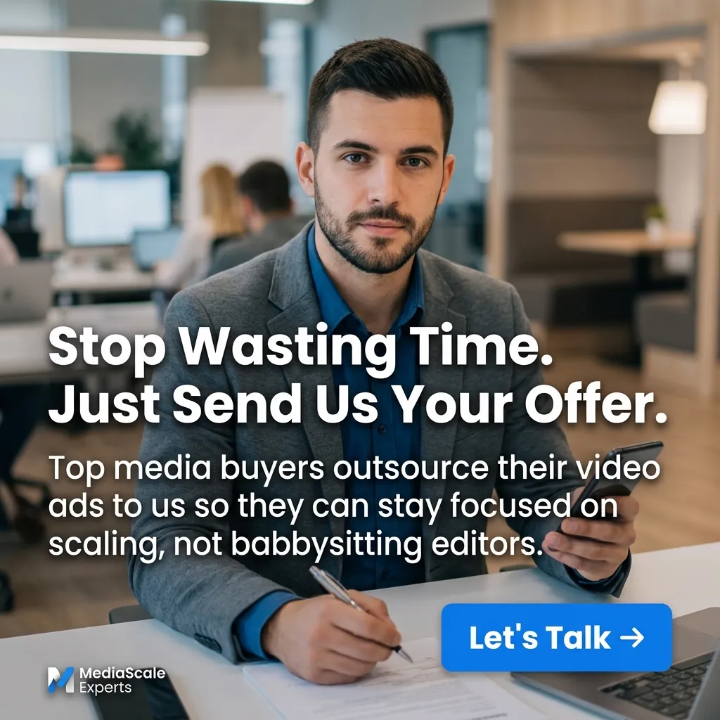 Stop Wasting Time. Just Send Us Your Offer. — KillerCreatives Facebook & TikTok video ad creative #5