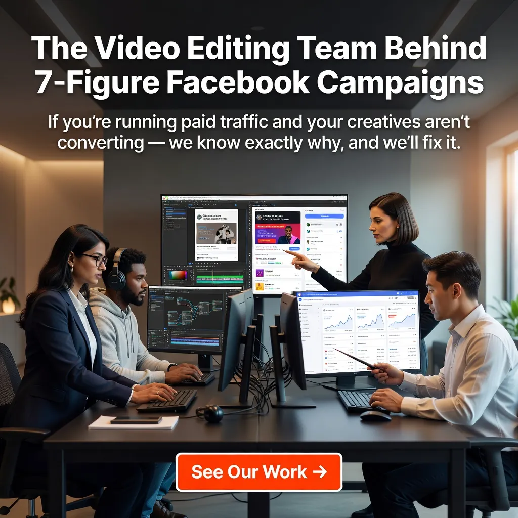 The Video Editing Team Behind 7-Figure Facebook Campaigns. — KillerCreatives Facebook & TikTok video ad creative #5
